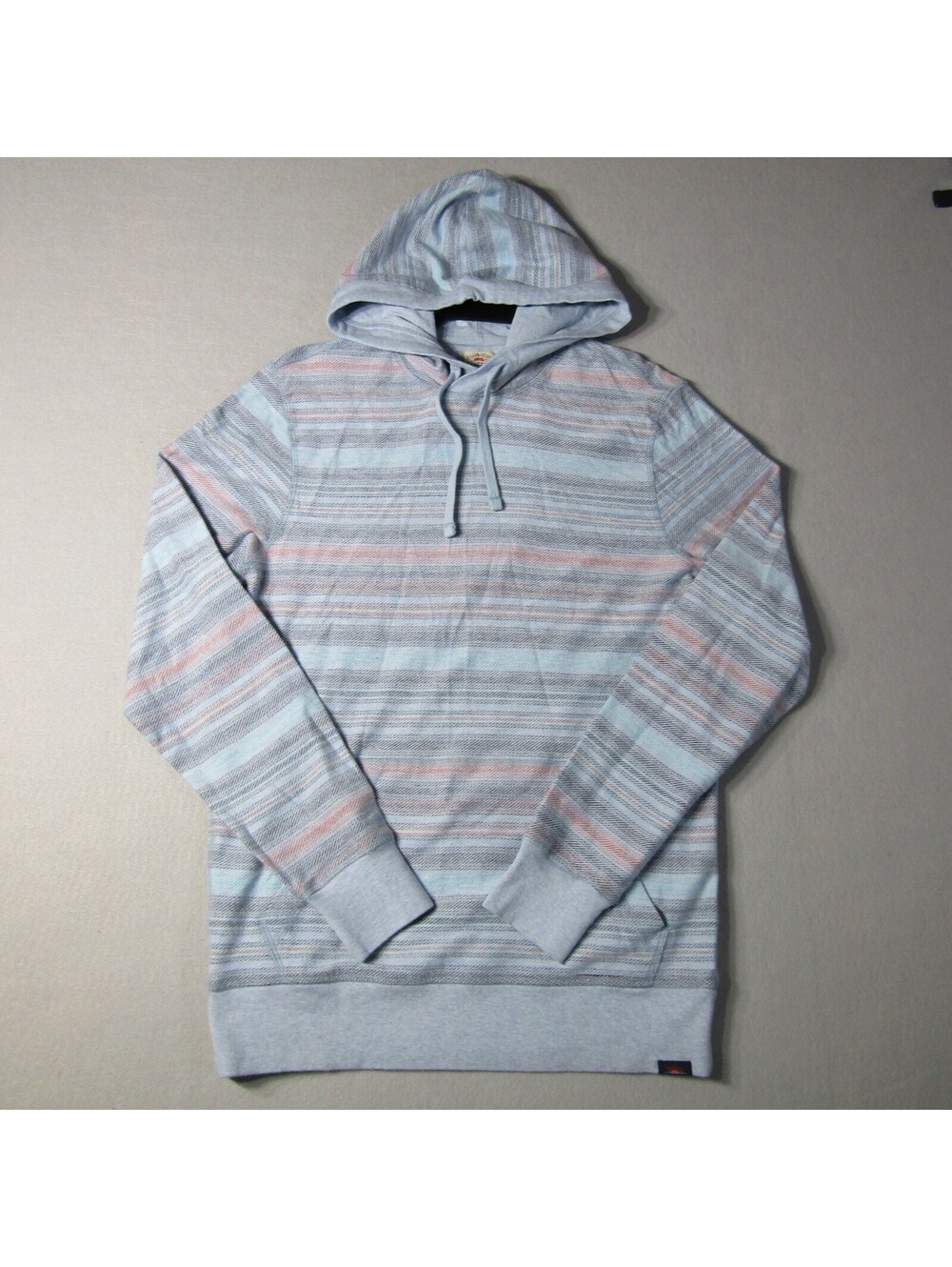 Faherty Byron Bay Hoodie Men's S Summit Springs Stripe Organic Cotton NWT